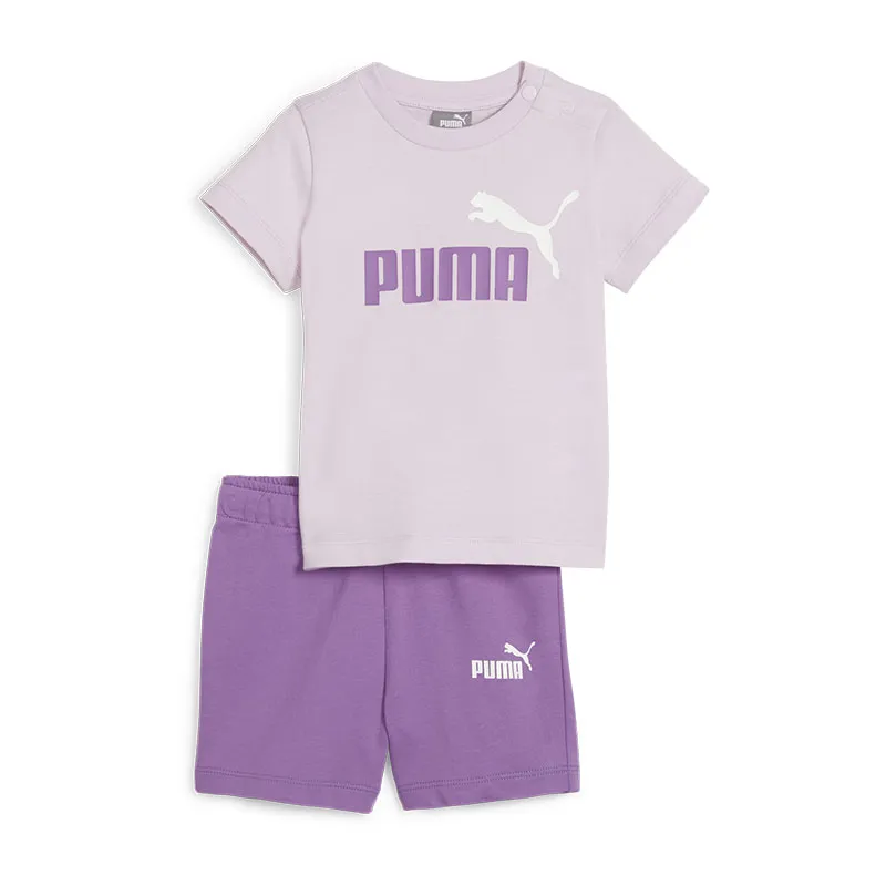 T-shirt + Short Minicats Fille - Violet-0