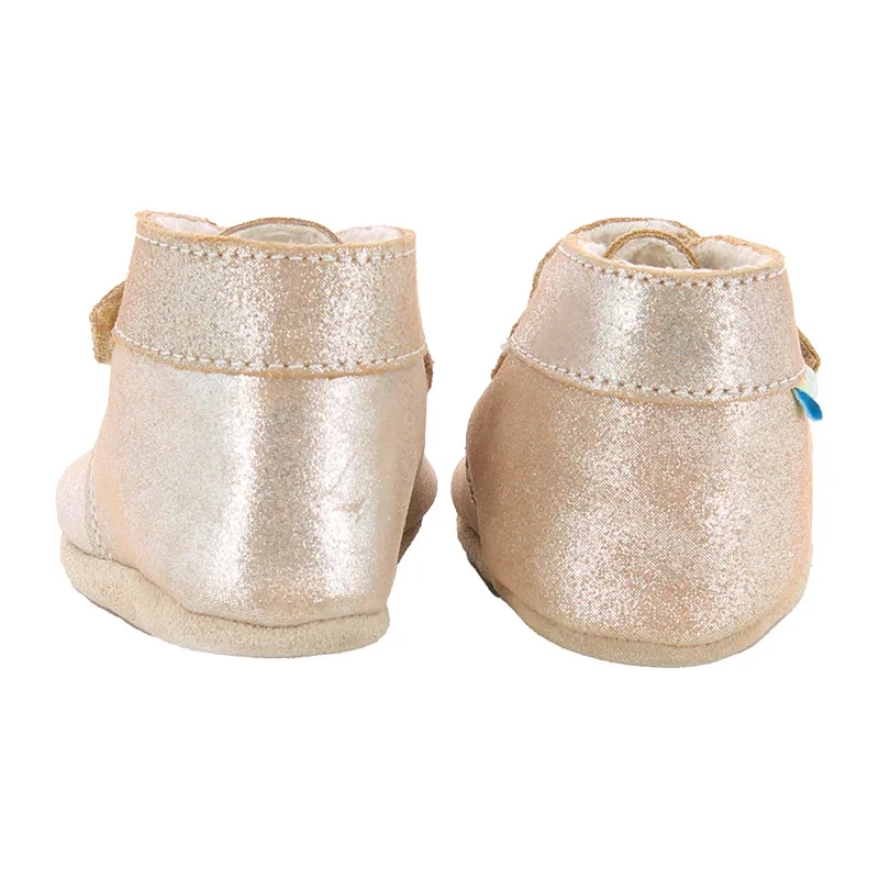 Chaussons cuir Soft Soles Pole Nord - Bronze-2