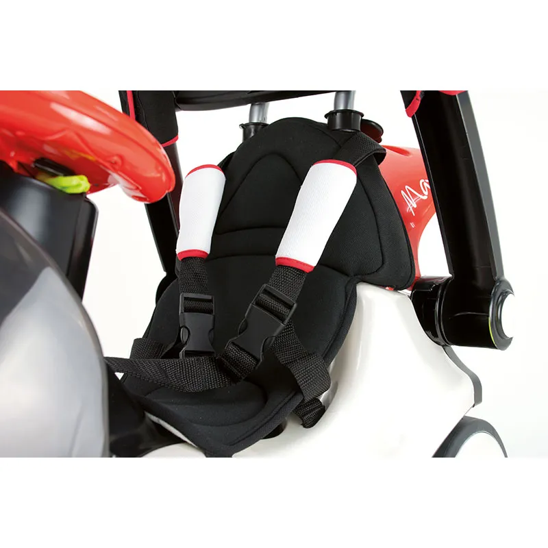 Porteur Voiture Diavolo 9en1 Rouge/Gris - 10m+-4