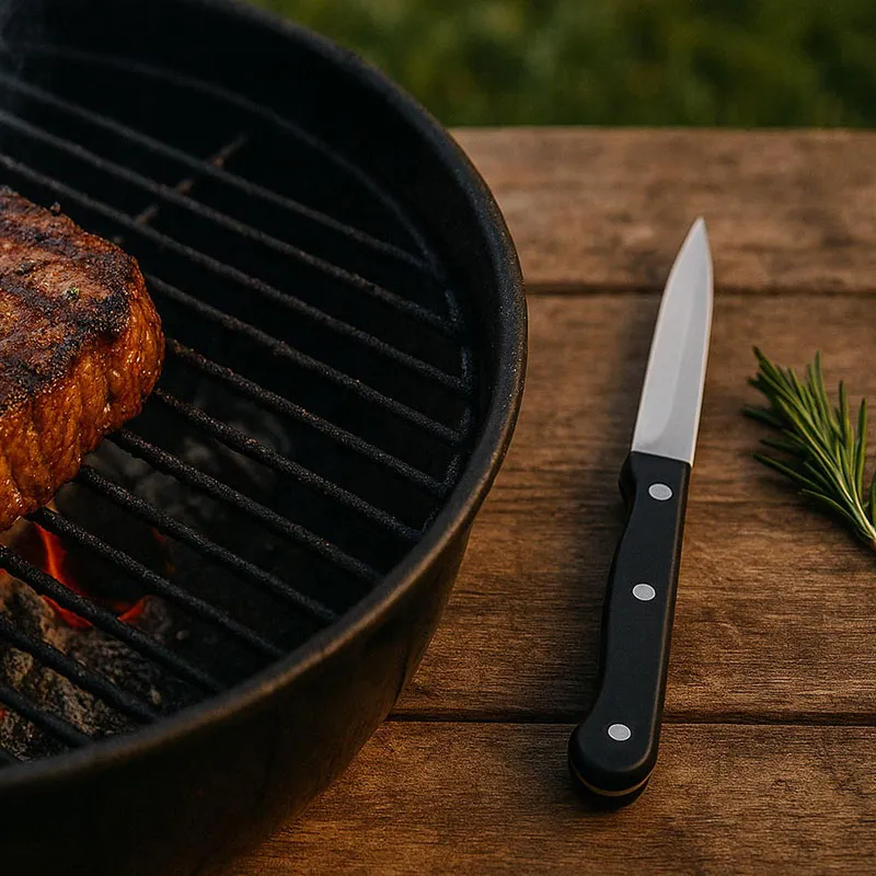 3 Couteaux à steak - Lame lisse 11cm-7