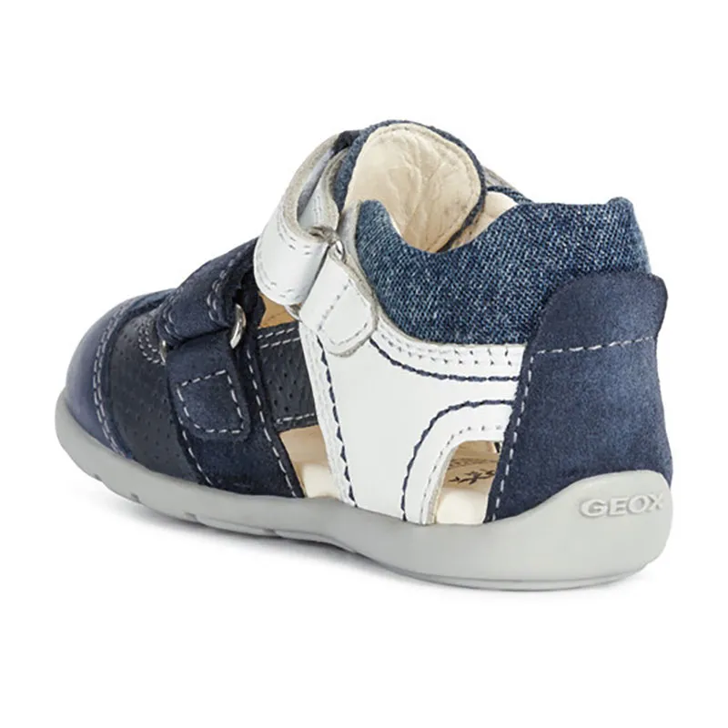 Sandales Premiers pas Kaytan - Bleu foncé/Blanc-3