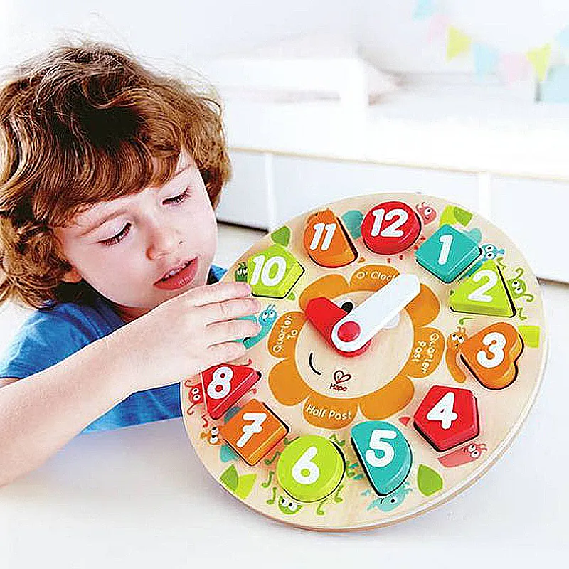 Puzzle Horloge en anglais 13pcs - 36m+-0