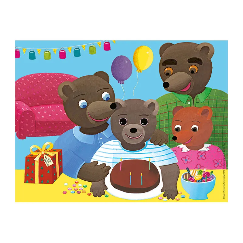 Puzzle 30pcs L'anniversaire de Petit Ours Brun - 4+-1