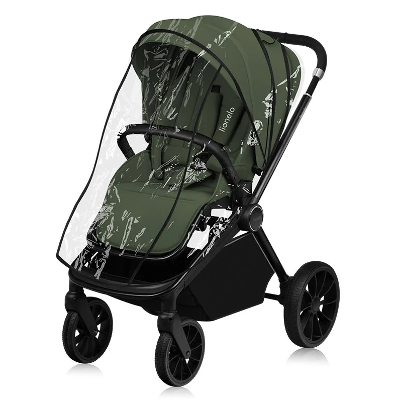 Duo Poussette Mika Plus + Nacelle Green Olive - 0m+-20