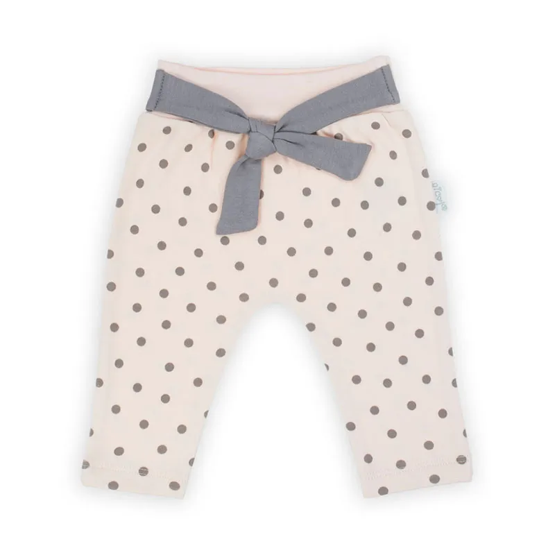 Pantalon Pois - Saumon/Gris-0