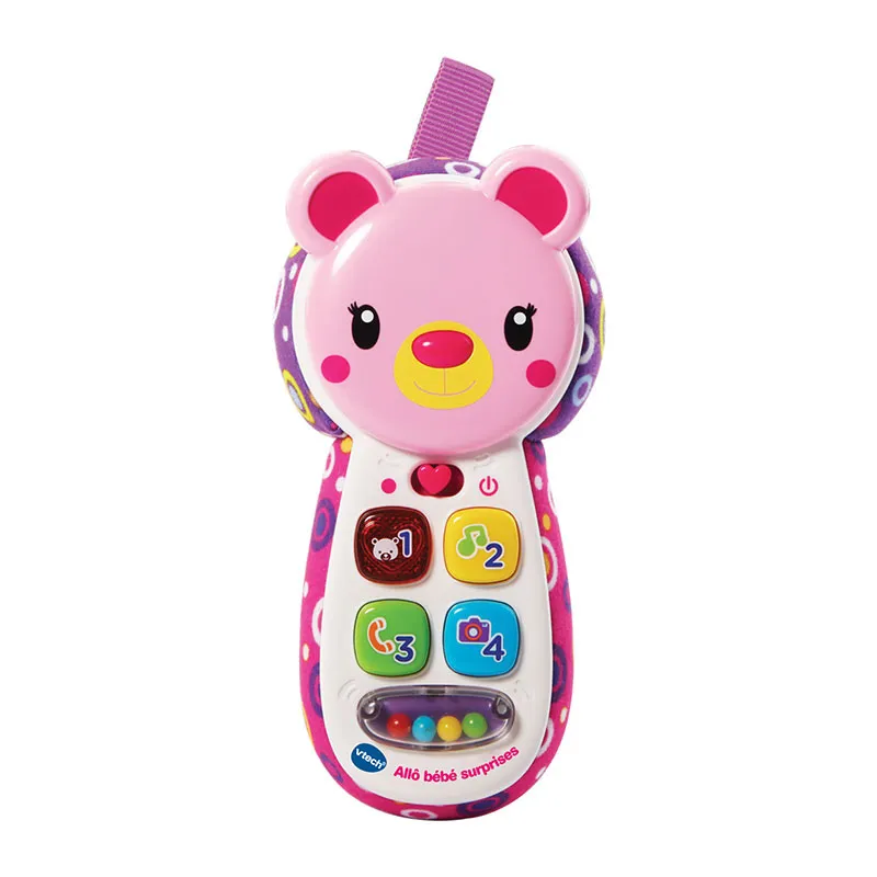 Téléphone Allô bébé surprises Rose - 6m+-0