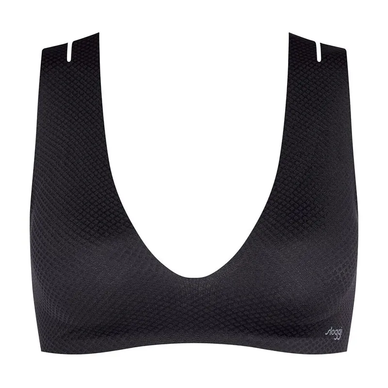 Bralette Sloggi Zero feel flow - Noir-2