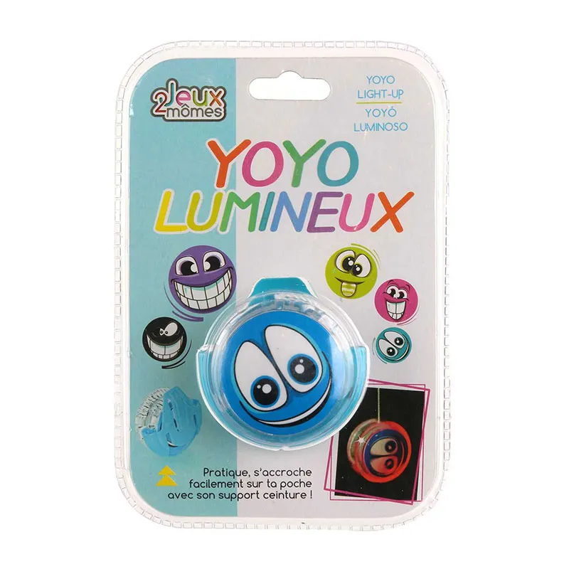 2 Yoyos lumineux Emoji Monstre Aléat. - 13x19cm-5