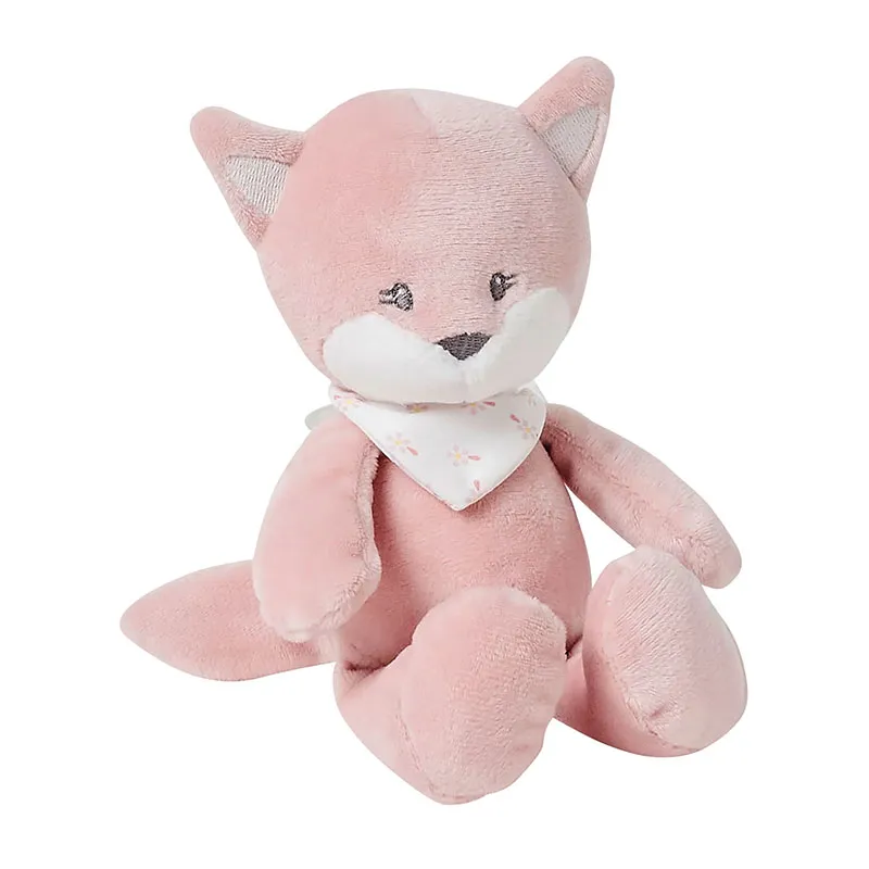 Mini peluche renard Alice & Pomme - 21x9cm-0