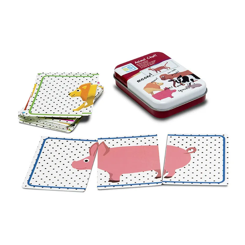 Jeu de cartes Bruits des animaux - 3+-5