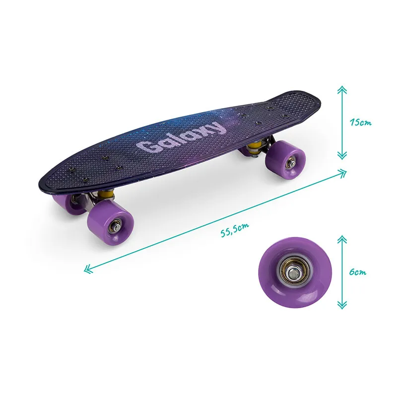 Skateboard Qkids Galaxy Licorne - 36m+-5