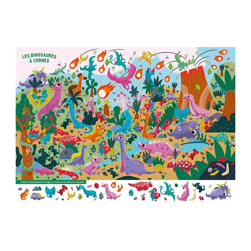 Album Cherche & Trouve Dinosaures - 5+-2