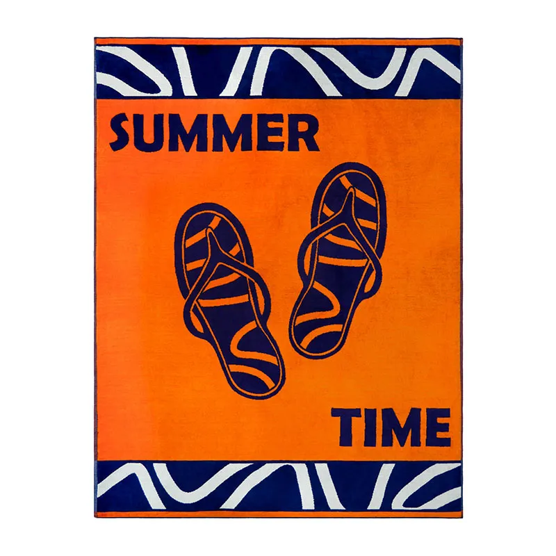 Serviette de plage XL Zamani Orange - 140x180cm-0