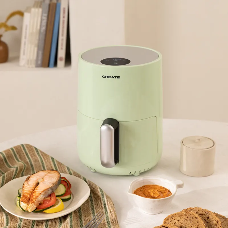 Friteuse Air Fryer 900W Vert pastel - 1,5L-1