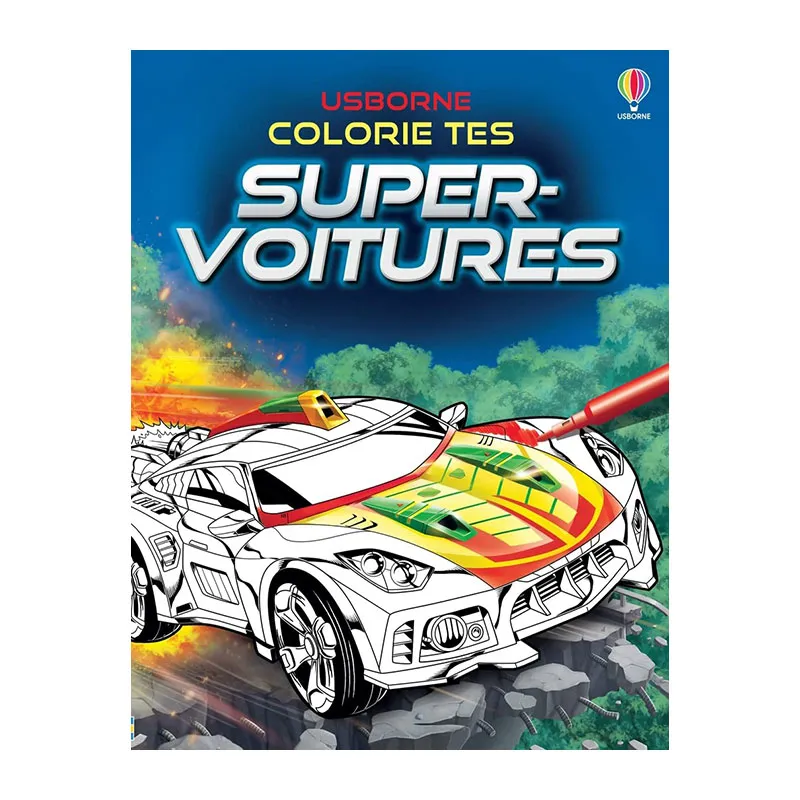 Colorie tes super-voitures - 3+-0