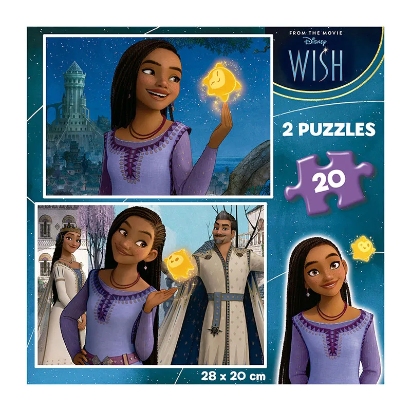2 Puzzles Wish 2x20pcs - 36m+-2
