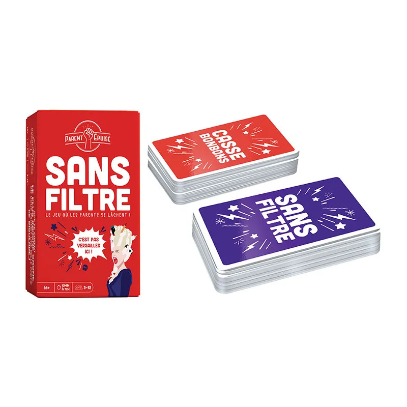Jeu de cartes Parent Epuisé Sans filtre - 16+ - ASMODEE-0