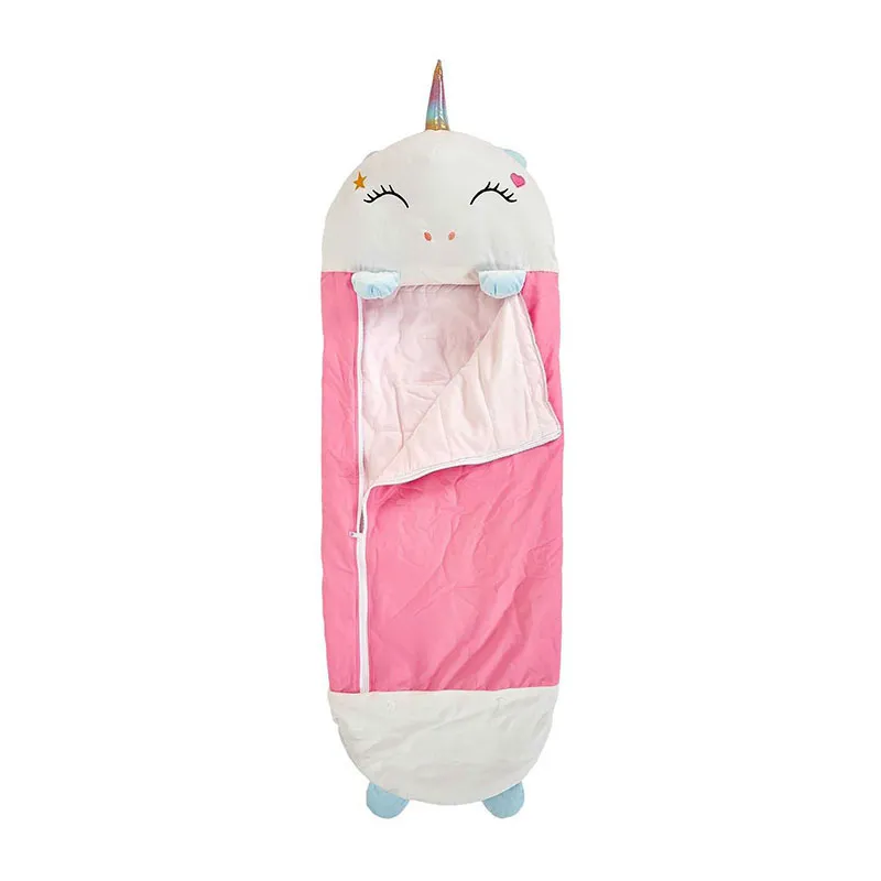 Sac de couchage Licorne Rose/Blanc - 130x50cm-2
