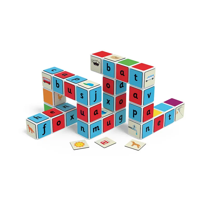Jeu d'apprentissage magnét. Word Building 175pcs - 3+-8