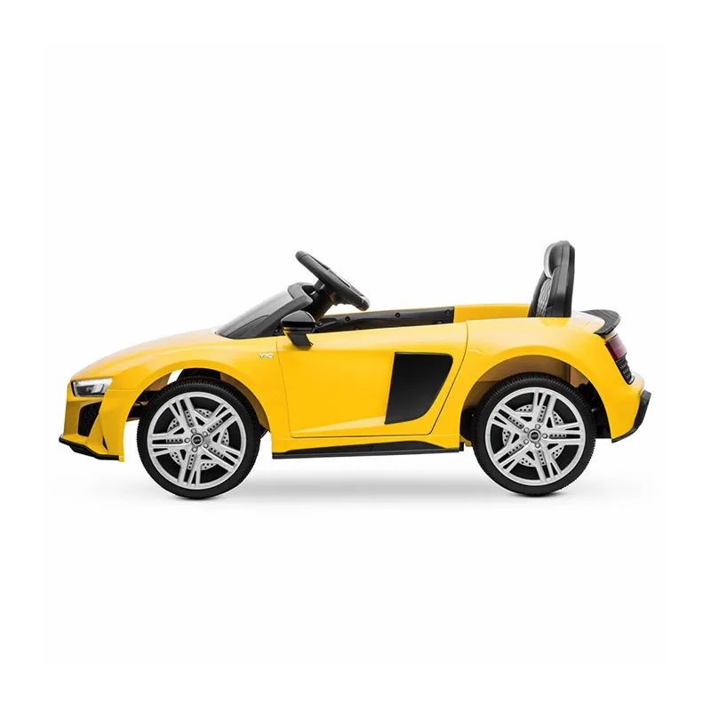 Voiture élec. Audi R8 Jaune - 36m+-2