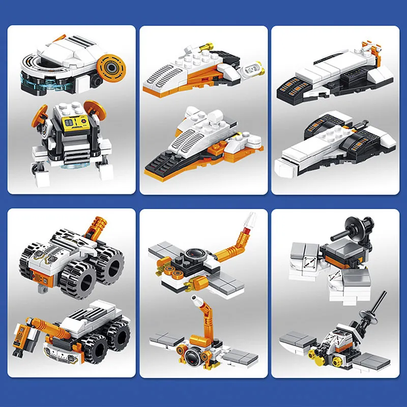 Robot Mars rover 12en1 556pcs - 6+-2