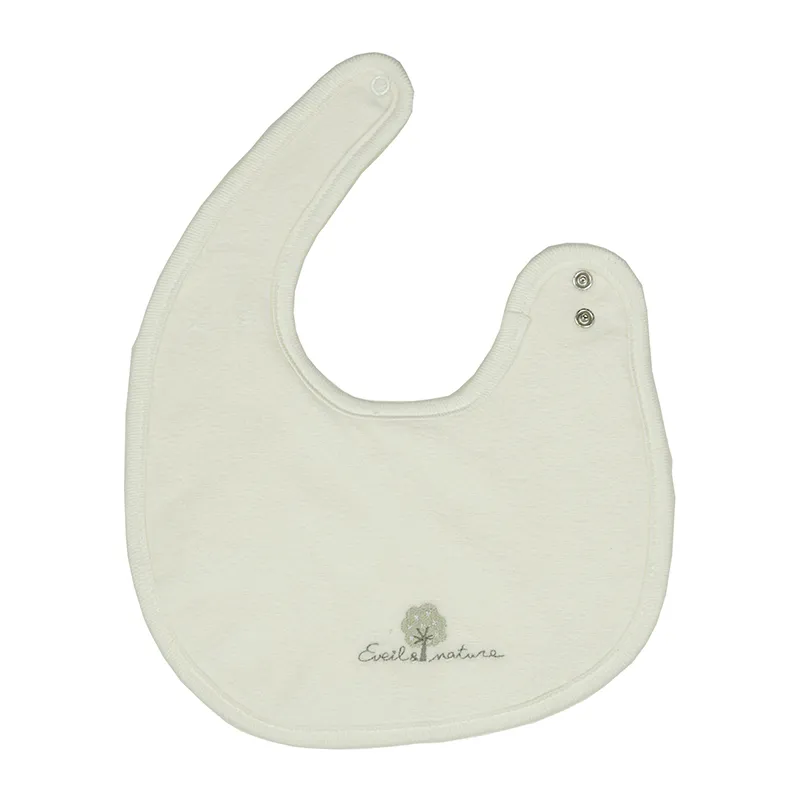 Bavoir doublé Coton BIO Ecru - 0-12m-0