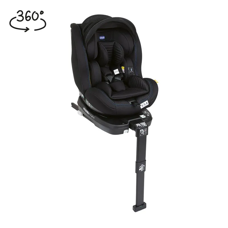 Siège-auto 360° Seat3Fit Air I-Size/Isofix 40-125cm - Noir-0