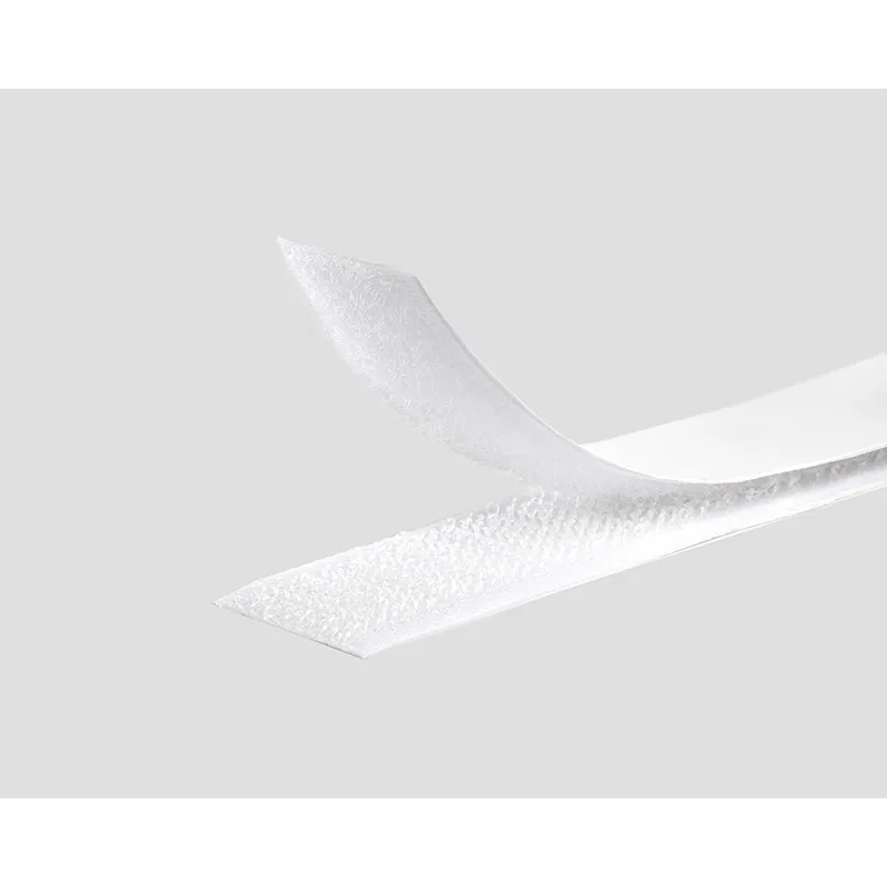 Ruban velcro adhésif auto-agrippant - Blanc-1