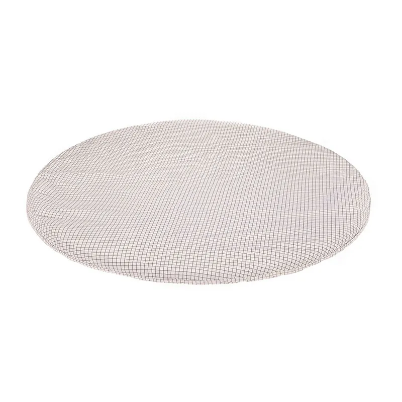 Coussin de sol Coton BIO Bois de rose - 100x100cm-1