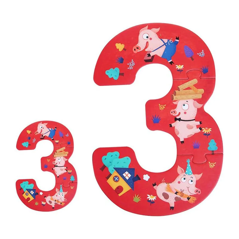 Mon 1er puzzle 1,2,3,4, 5 15pcs - 36m+-5