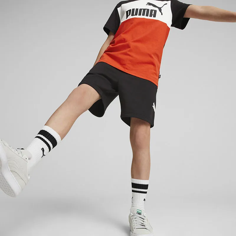 Short Garçon Power Puma - Noir-2