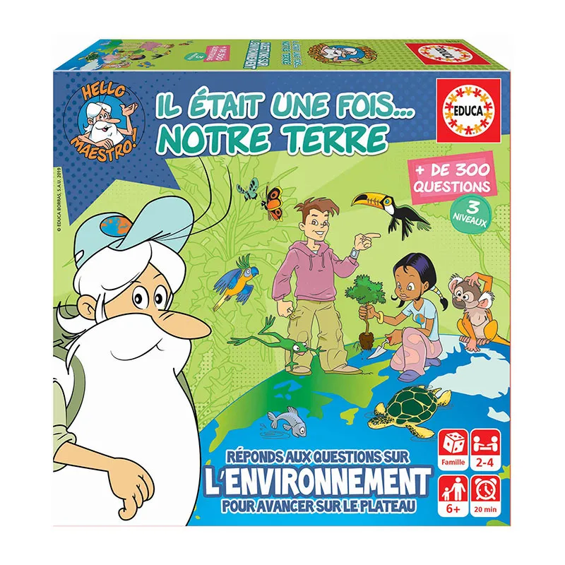 Mini jeu de société Il était une fois… notre Terre - 6+-0