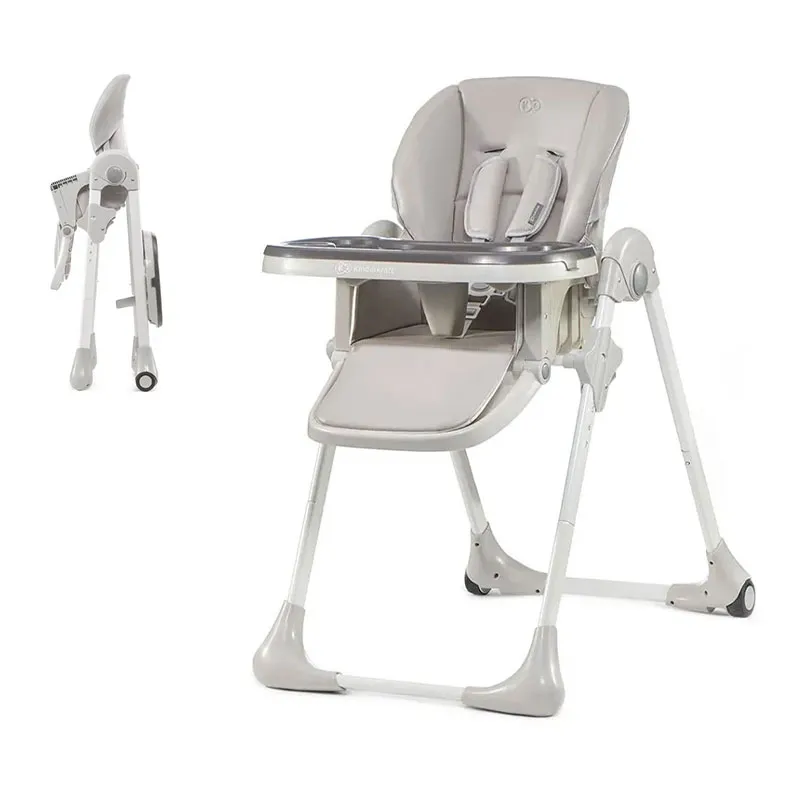 Chaise Haute Yummy Gris - 6m+-9