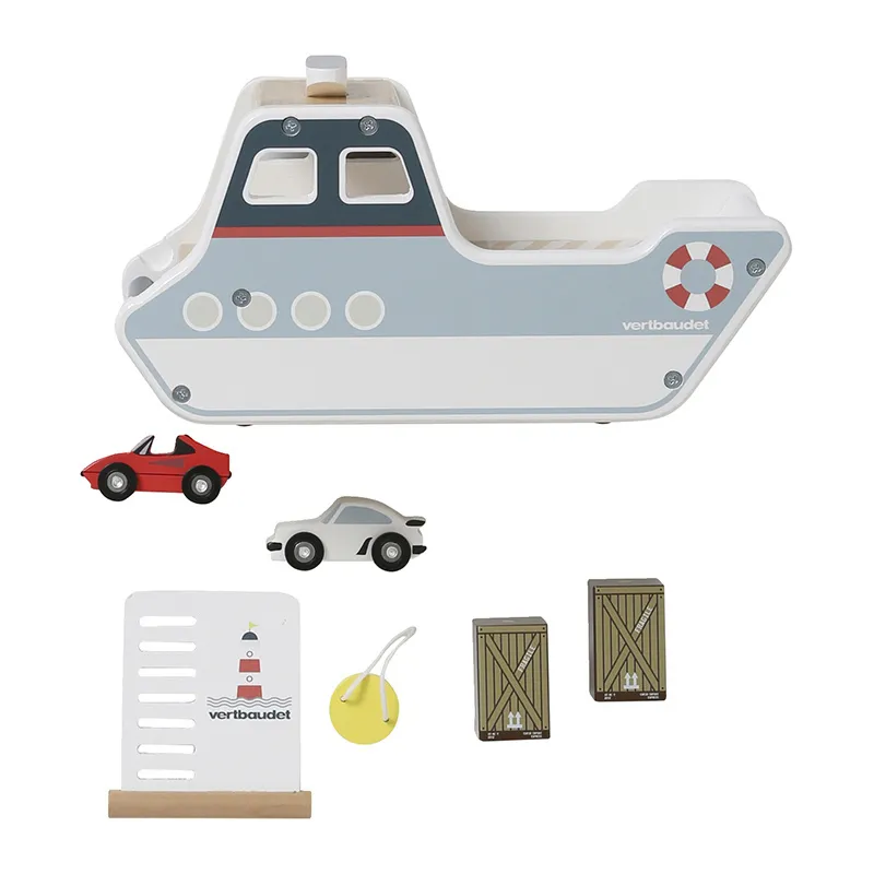Bateau Porte conteneur Bois - 10m+-0
