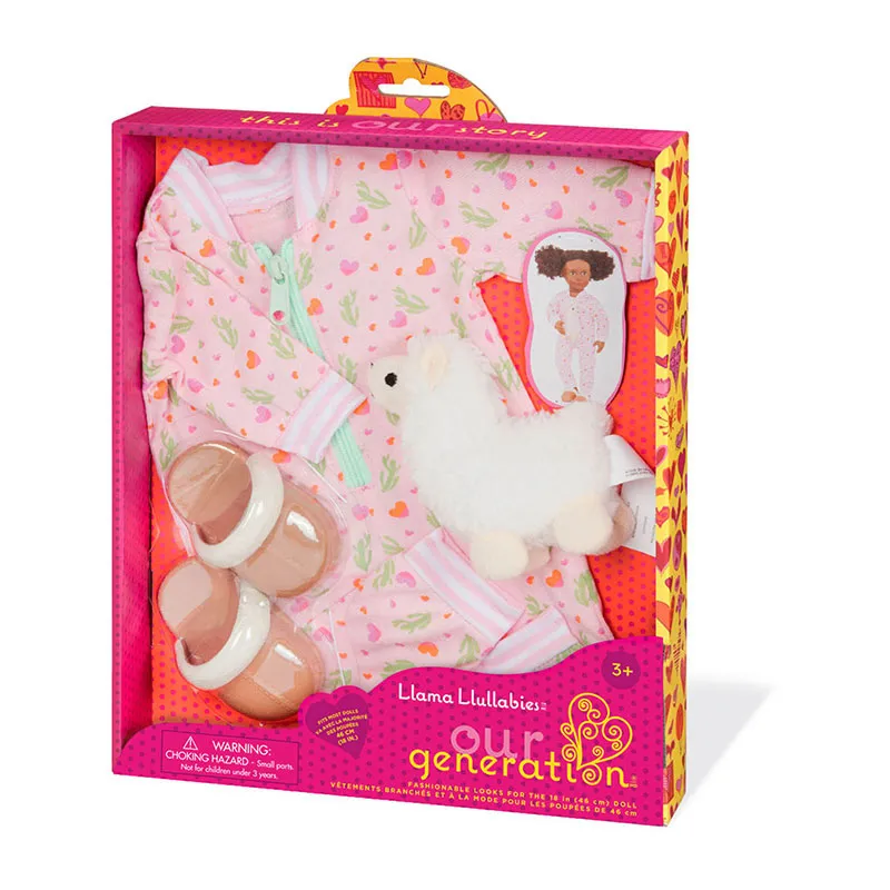 Tenue Pyjama Lama - Poupée 46cm-4