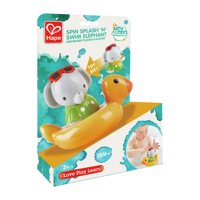 Jouet de bain Eléphant et sa bouée - 18m+-5