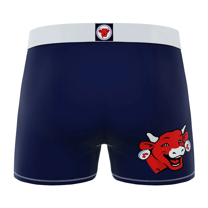 3 Boxers Homme La Vache qui Rit - Rouge/Noir-6