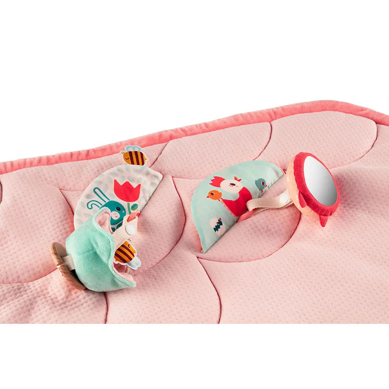 Tapis d'éveil Éco-friendly Alice avec arches Rose - 0m+-10