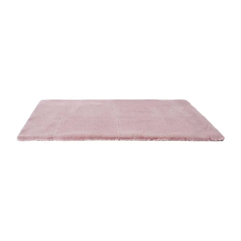 Tapis rect. imitation fourrure Rose - 110x60cm-3