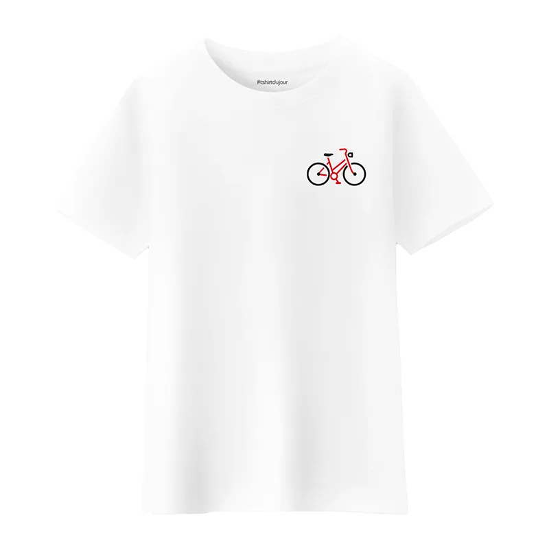 T-shirt Enfant BIO Velo - Blanc-0