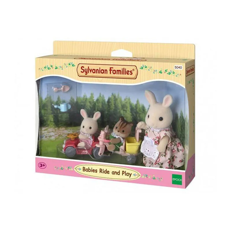 Tricycle & mini voiture + 3 figurines - 7pcs-2