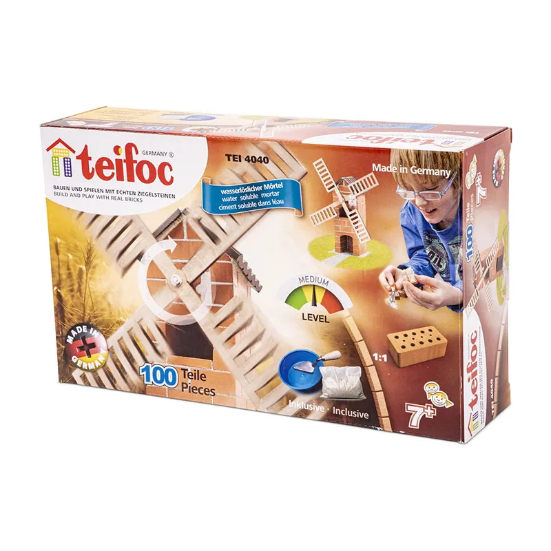 Jeu de construction Moulin à vent 100pcs - 6+-6