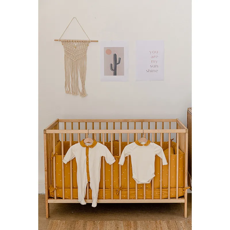 Tour de lit Coton BIO Boho - 370x30cm - GLOOP!-1