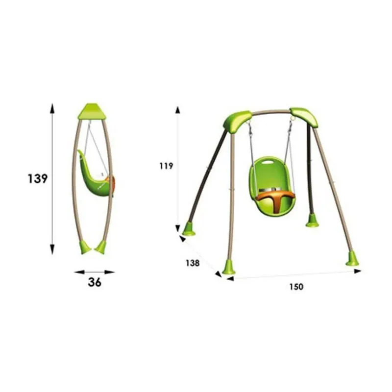 Portique bébé pliable Tatou 1,5m - 9m+-3