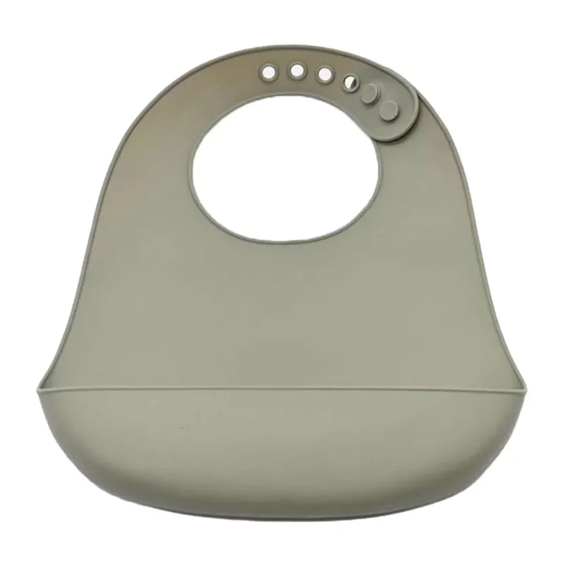 3 Bavoirs en silicone avec récupérateur-2