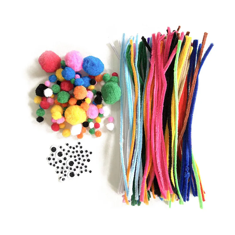 Méga pack Chenilles/Pompons - 254pcs-0