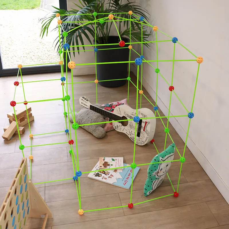 Kit de construction de cabane Magicastle 175pcs - 3+-7