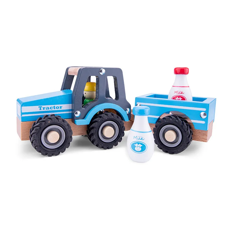 Tracteur avec Remorque + Bidon de lait - 18m+-3