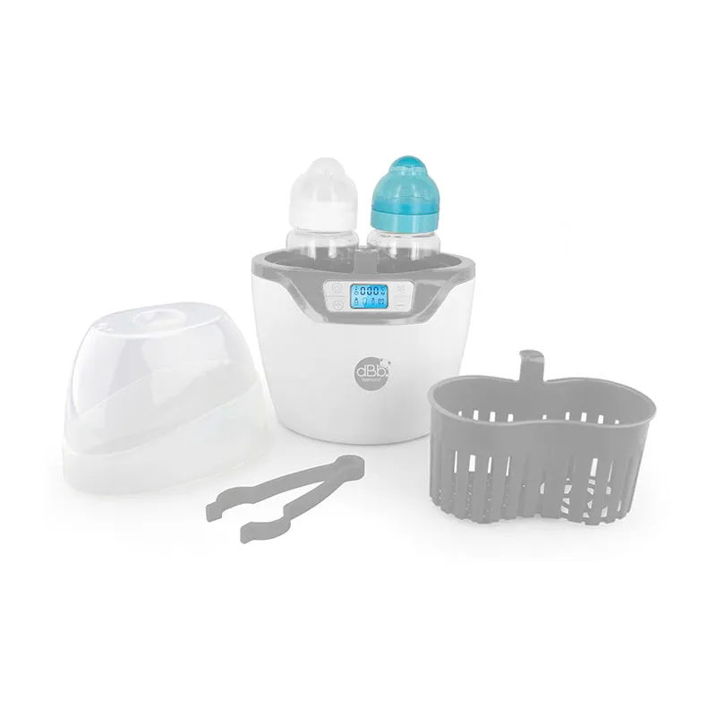 Duo Stérilisateur/Chauffe biberon - Gris-1