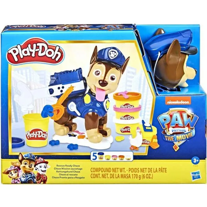 PLAY-DOH - Pat' Patrouille - Chase Mission Sauvetage avec 5 couleurs - des 3 ans-0